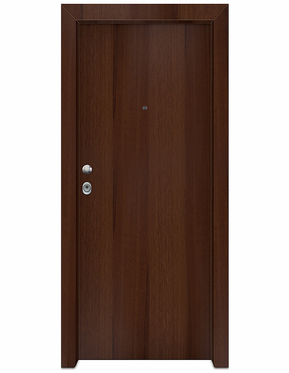 Θωρακισμένη Πόρτα Ασφαλείας Με Επένδυση CPL Laminate L100-dreamdoors.gr