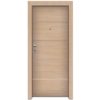 Θωρακισμένη Πόρτα Ασφαλείας Με Επένδυση CPL Laminate με σχέδιο inox LS111