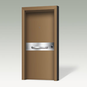 Θωρακισμένη πόρτα με επένδυση αλουμινίου ARS131-dreamdoors.gr