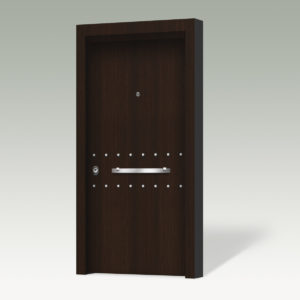 Θωρακισμένη πόρτα με επένδυση αλουμινίου AX114-dreamdoors.gr