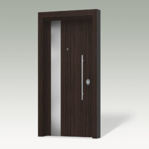 Θωρακισμένη πόρτα με επένδυση αλουμινίου AX127-dreamdoors.gr
