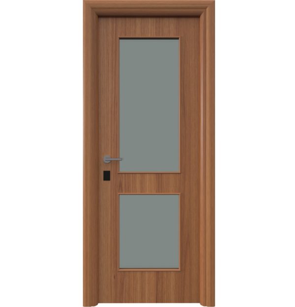 Πόρτες Laminate Economy Standard Σχέδιο-5T με τζαμι Χρώμα-263