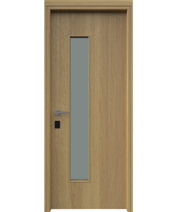 Πόρτες Laminate Luxury Σχέδιο-2T με τζάμι Χρώμα-N1315