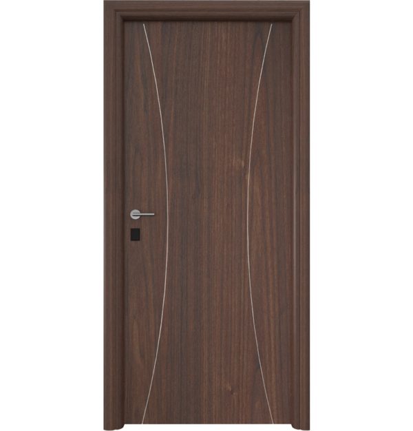 Πόρτες Laminate Luxury Σχέδιο-7K Inox Χρώμα-N1113