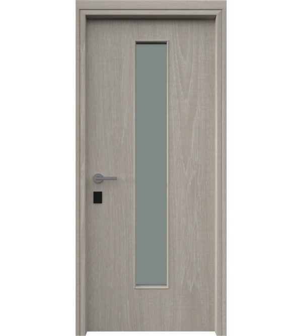 Πόρτες Laminate Luxury Σχέδιο-8T με τζαμι Χρώμα-N1323