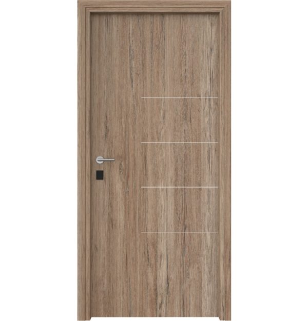 Πόρτες Laminate economy Modern Σχέδιο-9p Inox Χρώμα-N906